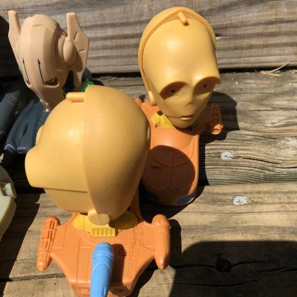 McDonalds Star Wars Clone Wars Bobblehead Toys 2008 Large Lot Collectibles READ - Picture 4 of 12